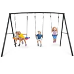 Klo Kick Metal Swing Set with 3 Swings