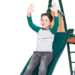 Sportspower Alta Oaks 10′ Heavy Duty Swing Set with Lifetime Warranty on 6′ Double Wall Slide - Image 5