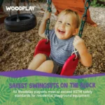 Woodplay Tiger Tower Combo A – Premium Wooden Swing Set for Endless Backyard Fun - Image 7
