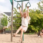 Lifetime Powder Coated Steel Swing Set with 4 Swing - Image 3