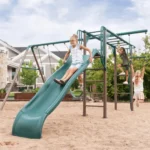 Lifetime Powder Coated Steel Swing Set with 4 Swing - Image 8